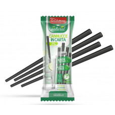 CANNUCCE RICICLABILI COL NERO CF 25 PZ (50pz)
